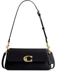COACH - Jet Leather Shoulder Bag - Lyst
