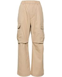 Chocoolate - Logo-embroidered Cotton Cargo Trousers - Lyst