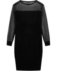 ARMANI EXCHANGE - Long-Sleeve Mini Dress - Lyst
