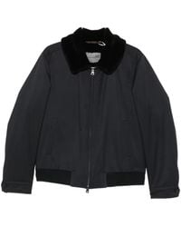 Manzoni 24 - Shearling-Collar Zip-Up Jacket - Lyst