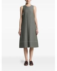 Peserico - Crew-Neck Midi Dress - Lyst
