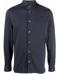 Fedeli - Jersey Button-Down Overhemd - Lyst