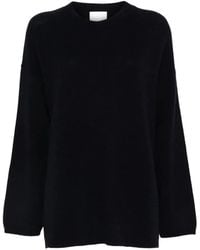 Allude - Crew-Neck Long-Sleeve Sweater - Lyst