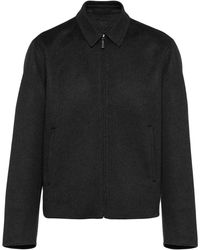 Prada - Shirt-style Zip Jacket - Lyst