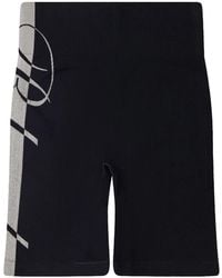 Rhude - Logo-Print Knitted Shorts - Lyst