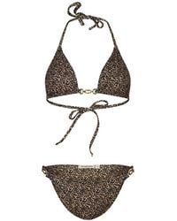 Paramidonna - Gia Leopard-Print Bikini - Lyst