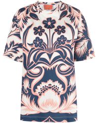 La DoubleJ - T-Shirt House À Fleurs - Lyst