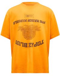MM6 by Maison Martin Margiela - T-Shirt Mit Logo-Print - Lyst