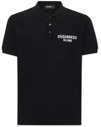 DSquared² - Polo Con Logo Estampado - Lyst