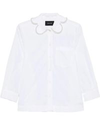 Simone Rocha - Camisa Con Apliques En El Cuello - Lyst