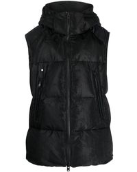 Y-3 - Graphic-print Padded Gilet - Lyst