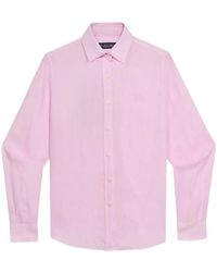 Brooks Brothers - Embroidered Logo Linen Shirt - Lyst