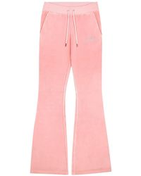 Juicy Couture - X&R Crystal-Embellished Flared Trousers - Lyst