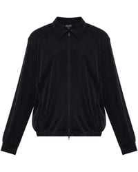 Giorgio Armani - Zip-Up Collared Jacket - Lyst