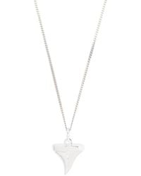 True Rocks - Shark Tooth Pendant Necklace - Lyst