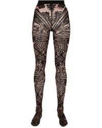 Wolford - X Etro Body Tattoo Jacquard Tights - Lyst