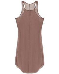 Rick Owens - Ribbed-Knit Racerback Tank Top - Lyst