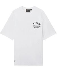 Alpha Industries - T-Shirt Met Grafische Print - Lyst