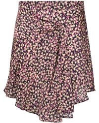 Isabel Marant - Selena Asymmetric Draped Skirt - Lyst