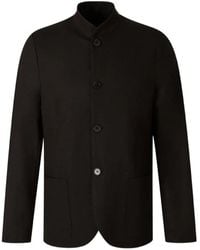 Harris Wharf London - Veste À Col Montant Et Poche À Patch Nehru - Lyst