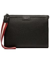 Bally - Leren Clutch - Lyst
