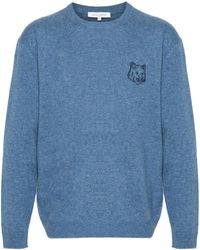 Maison Kitsuné - Trui Met Geborduurde Vossenkop - Lyst