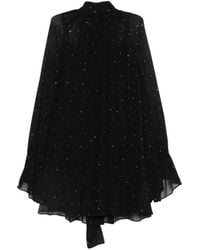 STAUD - Robe Courte Roux À Détail Noué - Lyst