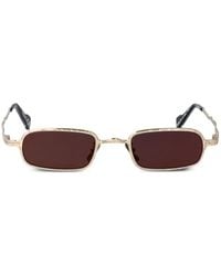 Kuboraum - Lunettes De Soleil Rectangulaires Maske Z18 - Lyst
