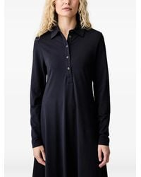 Marc O' Polo - Robe Mi-Longue Boutonnée À Manches Longues - Lyst
