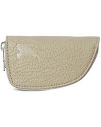 Burberry - Shield Leather Coin Pouch - Lyst