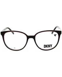 DKNY - Lunettes De Vue À Monture Ronde - Lyst