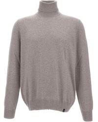 Fay - Turtleneck Wool Sweater - Lyst