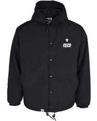 Aape By A Bathing Ape - Giacca Aapenow Moonface Con Cappuccio - Lyst