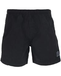 C.P. Company - Logo-Patch Swim Shorts - Lyst
