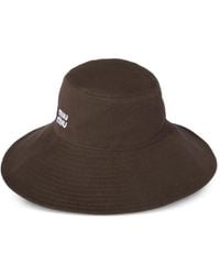 Miu Miu - Denim Hat - Lyst