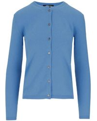 LA ROSE - Button-Up Cardigan - Lyst