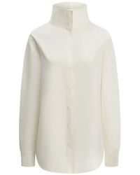 12 STOREEZ - Simone High-Neck Shirt - Lyst