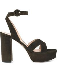 Gianvito Rossi - Crossover Platform Sandals - Lyst