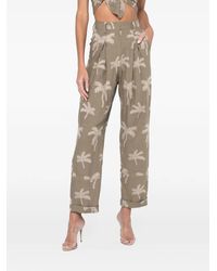 JBQ - Palm Kai Palm-Print Trousers - Lyst