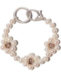 Hatton Labs - Freshwater Pearl Embellished Bracelet - Lyst