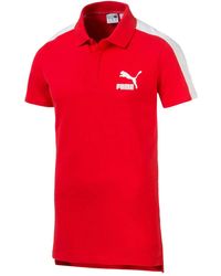 PUMA - Iconic T7 Polo Shirt - Lyst