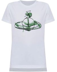 Vivienne Westwood - T-Shirt mit Logo-Print - Lyst