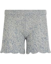 RED Valentino - Knitted Shorts - Lyst
