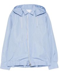 Sacai - Striped Jacket - Lyst