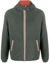 K-Way - Reversible Zip-Up Fleece Jacket - Lyst