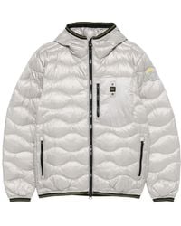 Blauer - Quilted Hooded Jacket - Lyst
