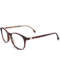 BOSS - Lunettes De Vue Rondes À Effet Écailles De Tortue - Lyst