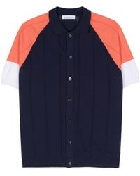 Manuel Ritz - Colourblock Knitted Shirt - Lyst