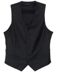 Giorgio Armani - V-Neck Waistcoat - Lyst