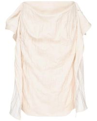Pushbutton - Minijupe À Effet Froissé Et Détail Ailé - Lyst